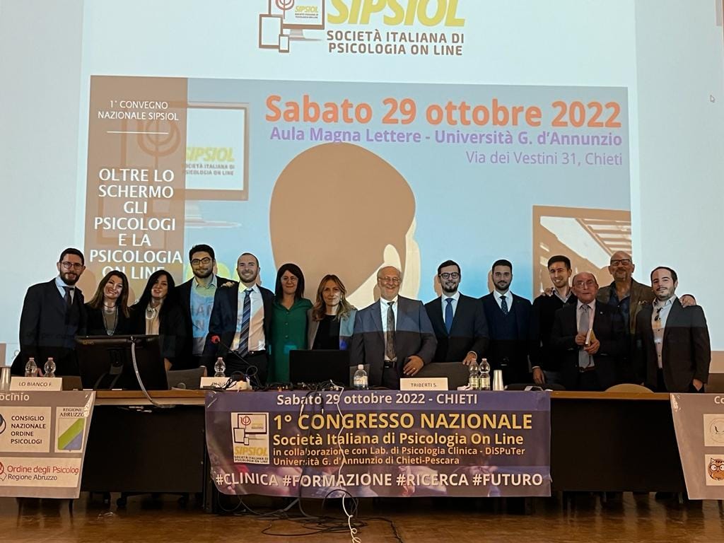 Foto di gruppo al 1° Congresso Nazionale della Società Italiana di Psicologia On Line