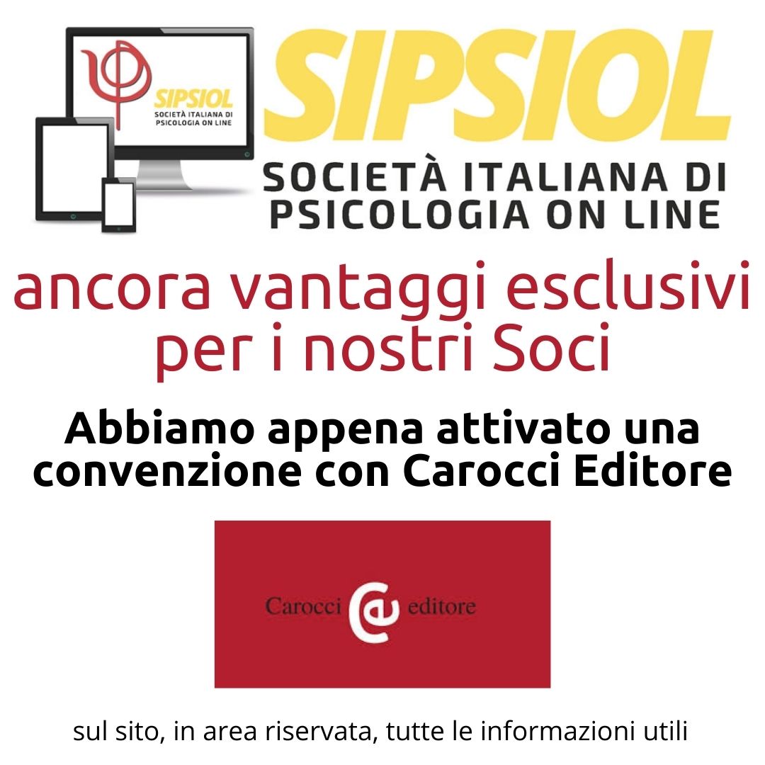 Convenzione SIPSIOL - Carocci Editore